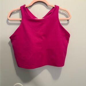 Athleta Fuchsia Crop Top 2XL